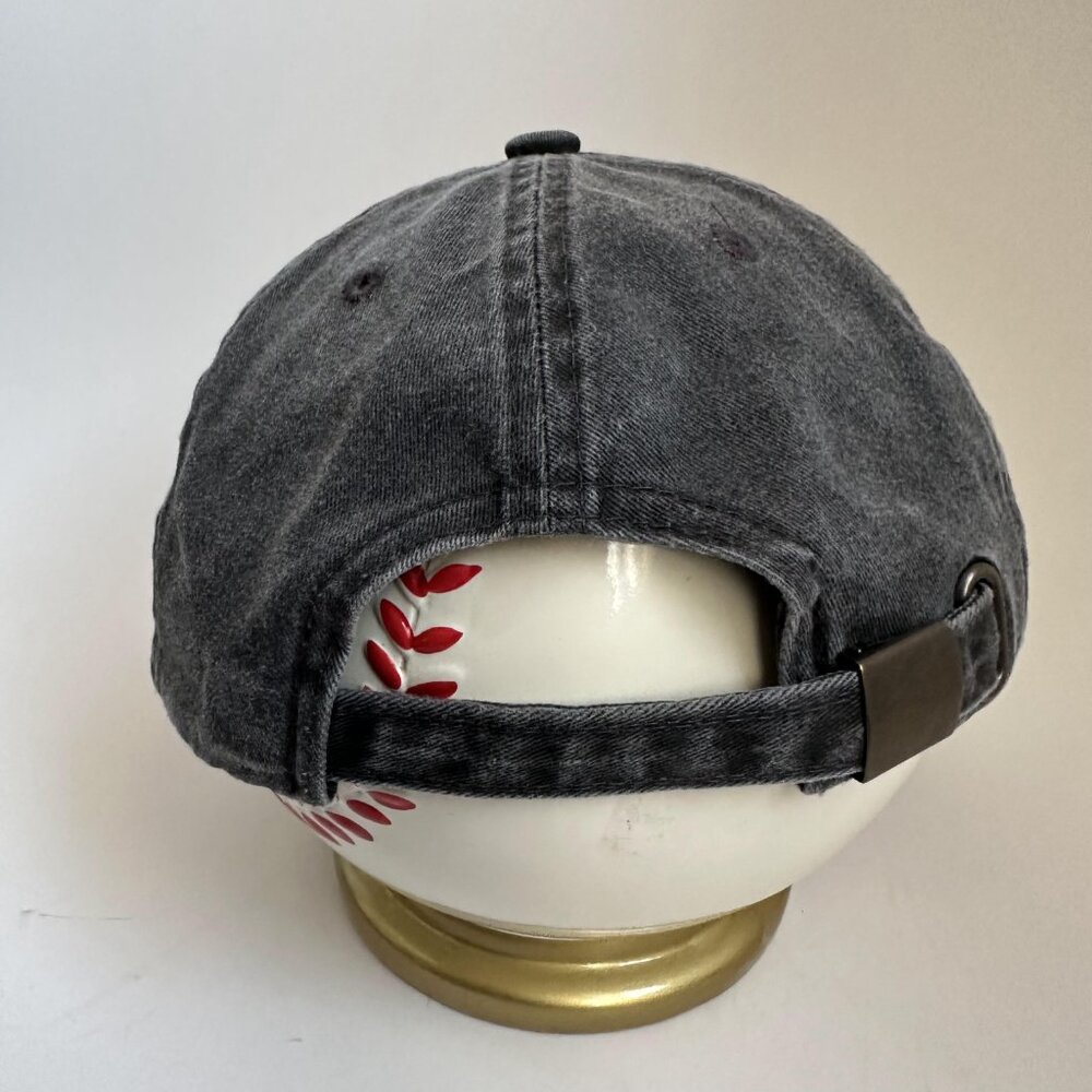 Platinum Models Port Authority Dad Hat Adjustable Strap Back Cap Gray Embroidery - Picture 6 of 9